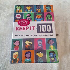Keep It 100: The Adult‎ Party Game of Surprising Surveys Social Intelligence NEW